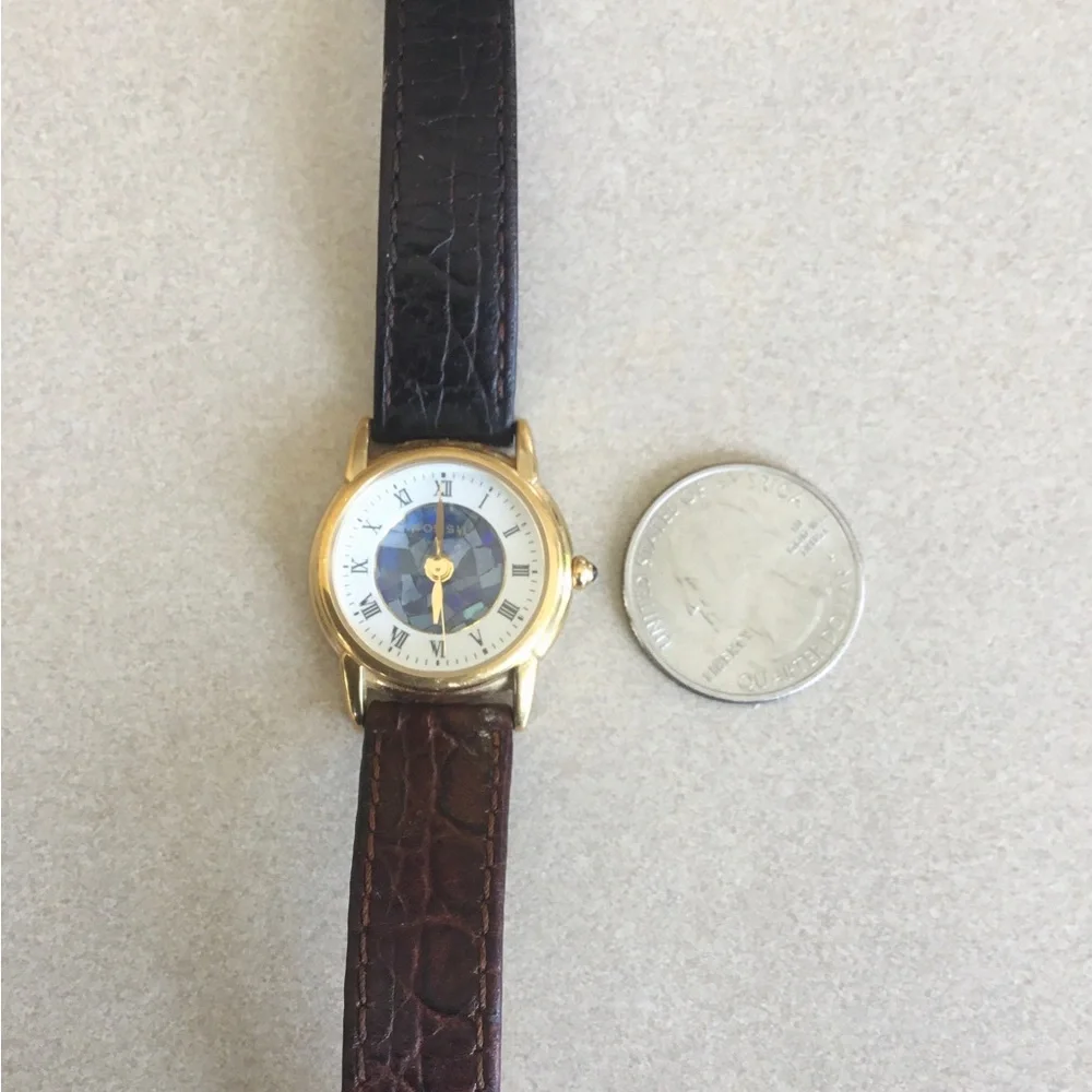 1992 FOSSIL SHATTERED ABALONE WATCH PC-9256